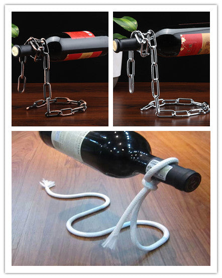 Floating Wine Rack Bracket Wine Bottle Holder