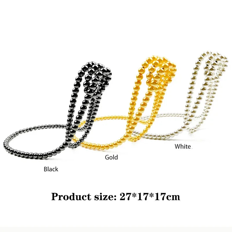 Pearl Necklace Floating Wine Holder