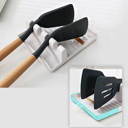 Spatula Holder Kitchen Shelf Spoon Mat