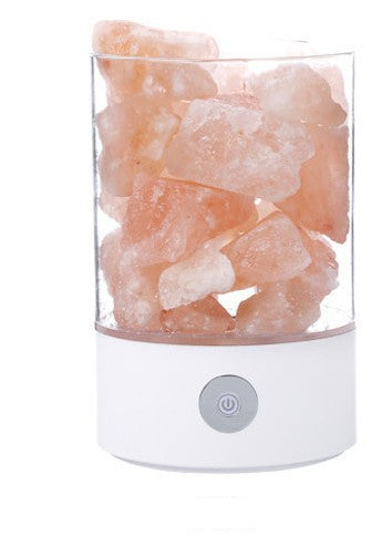 Sleeping romantic crystal small salt lamp