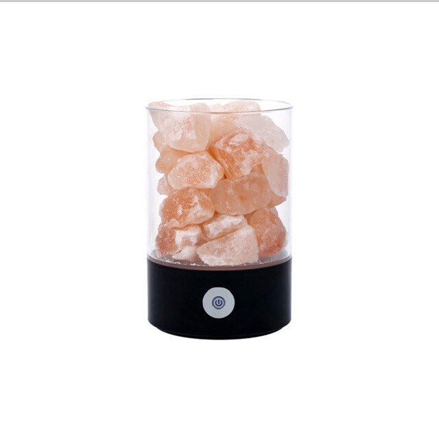 Sleeping romantic crystal small salt lamp