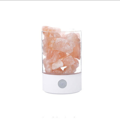 Sleeping romantic crystal small salt lamp