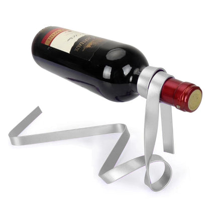 Magic Floating Colored Ribbon Wine Bottle Holder